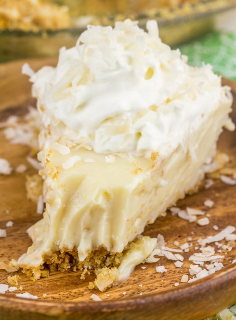 Coconut Key Lime Pie with Coconut Graham Cracker Crust