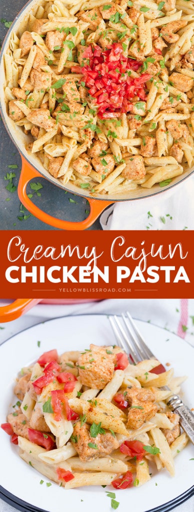 Creamy Cajun Chicken Pasta with Homemade Cajun Seasoning