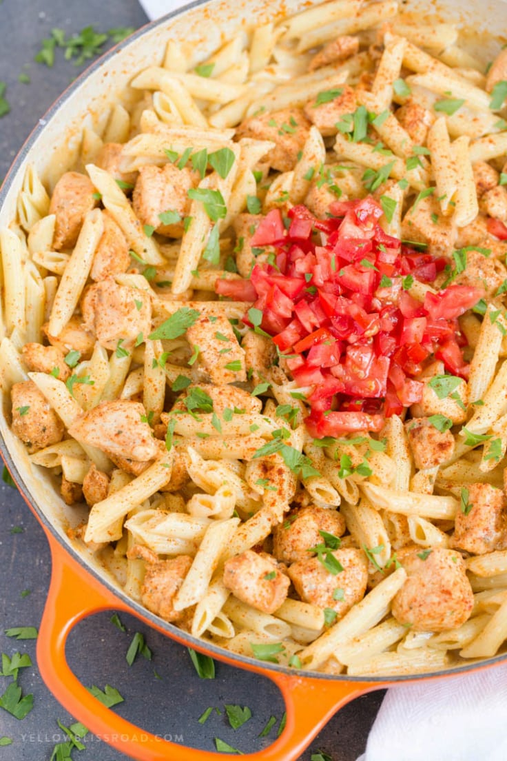 Creamy Cajun Chicken Pasta with Homemade Cajun Seasoning