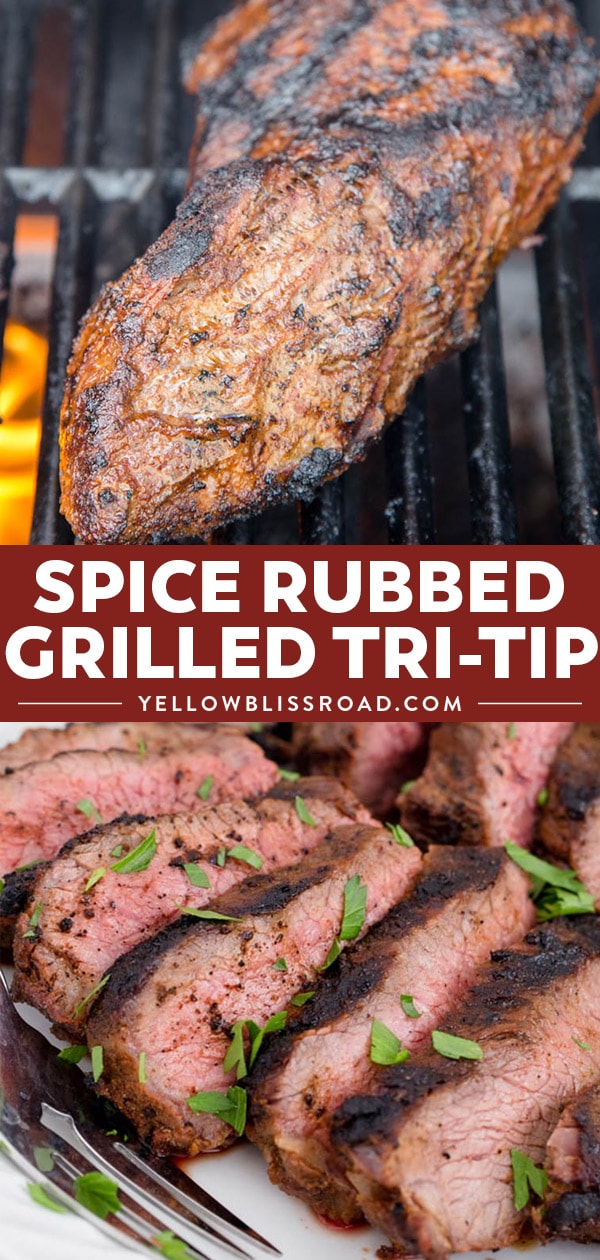 Best Ever Spice Rubbed Grilled Tri Tip Recipe + Tips