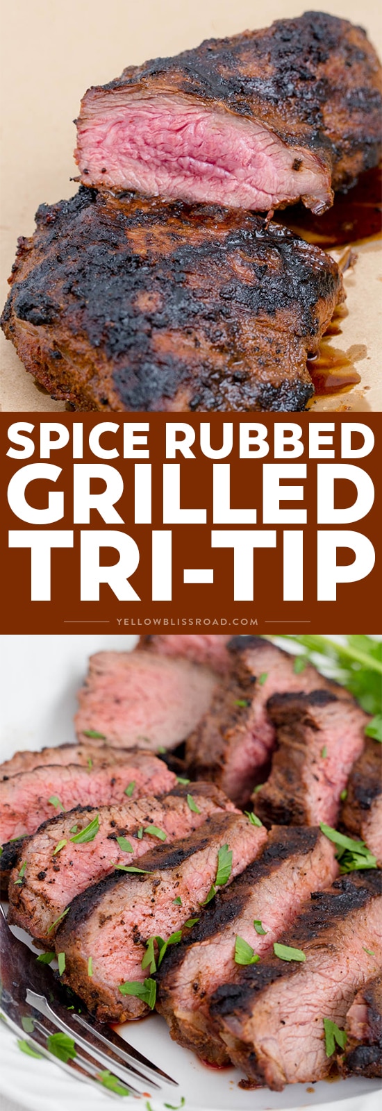 Best Ever Spice Rubbed Grilled Tri Tip Recipe + Tips