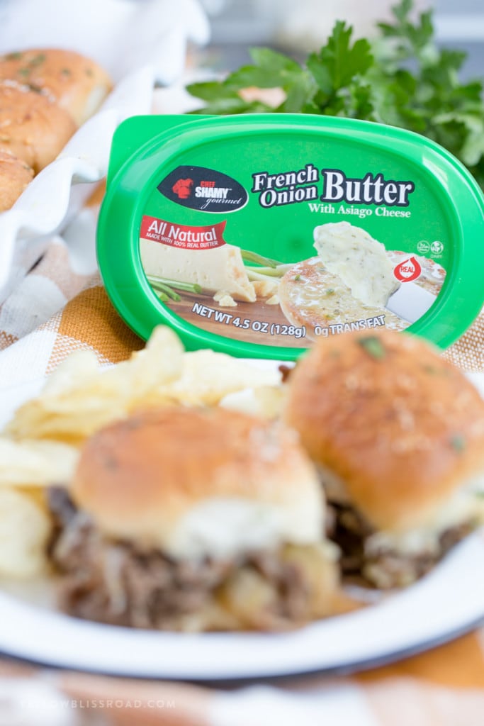 Onion And Asiago Roast Beef Sliders | YellowBlissRoad.com