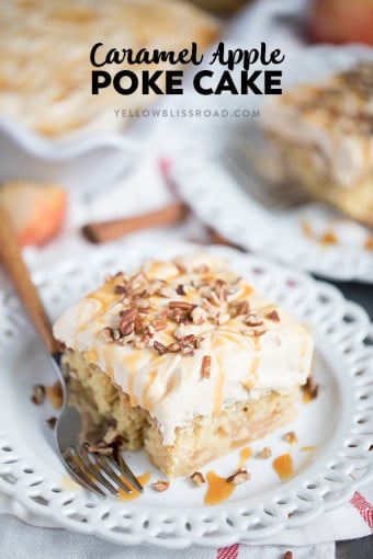 Caramel Apple Pie Poke Cake | An Easy Fall Dessert