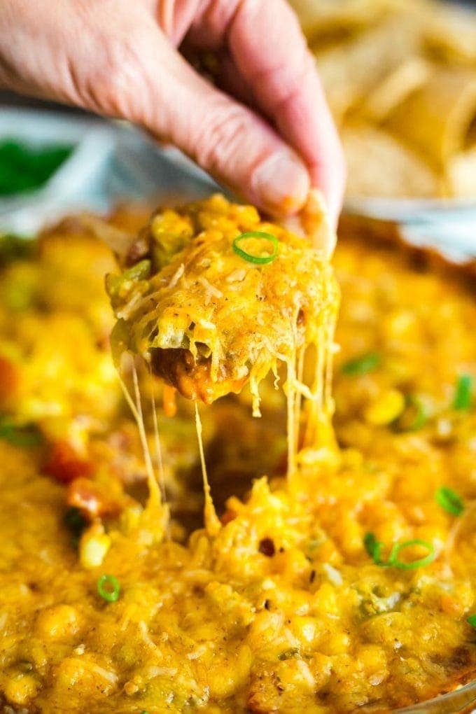 Cheesy Hot Layer Bean Dip Recipe Easy Appetizer Dip