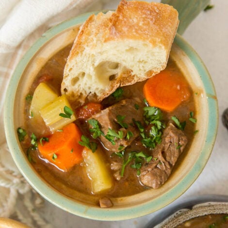 Easy Beef Stew Recipe (Stovetop or Slow Cooker) | YellowBlissRoad.com