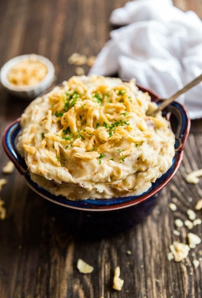 French Onion Mashed Potatoes