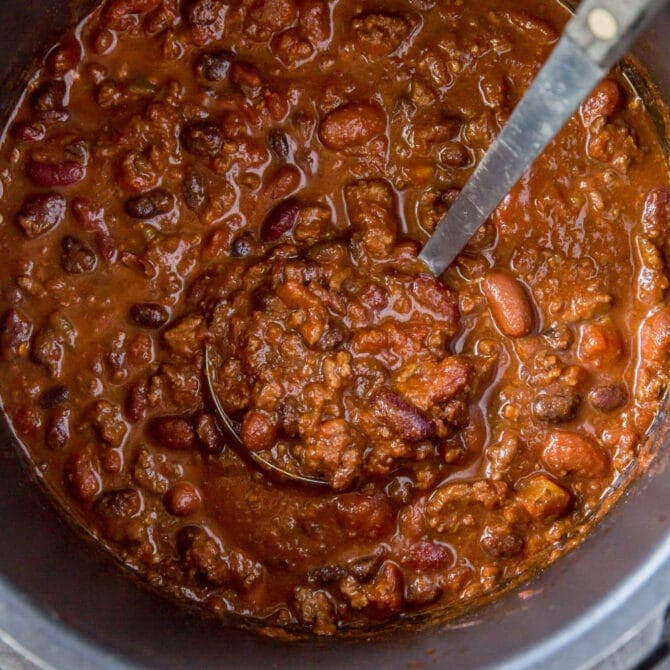 Easy Instant Pot Chili | Yellow Bliss Road