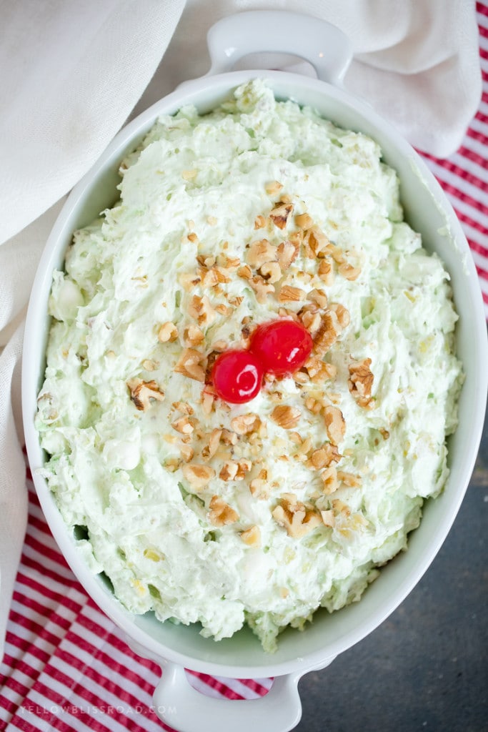 Pistachio Salad (Watergate Salad) | YellowBlissRoad.com