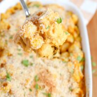 Easy Baked Pumpkin Mac And Cheese Casserole | Healthier Comfort Food