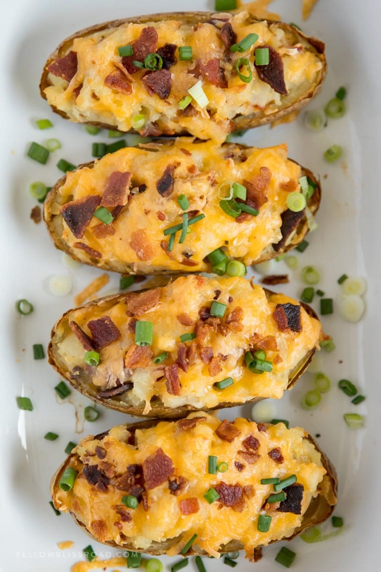 Twice Baked Potatoes With Bacon
