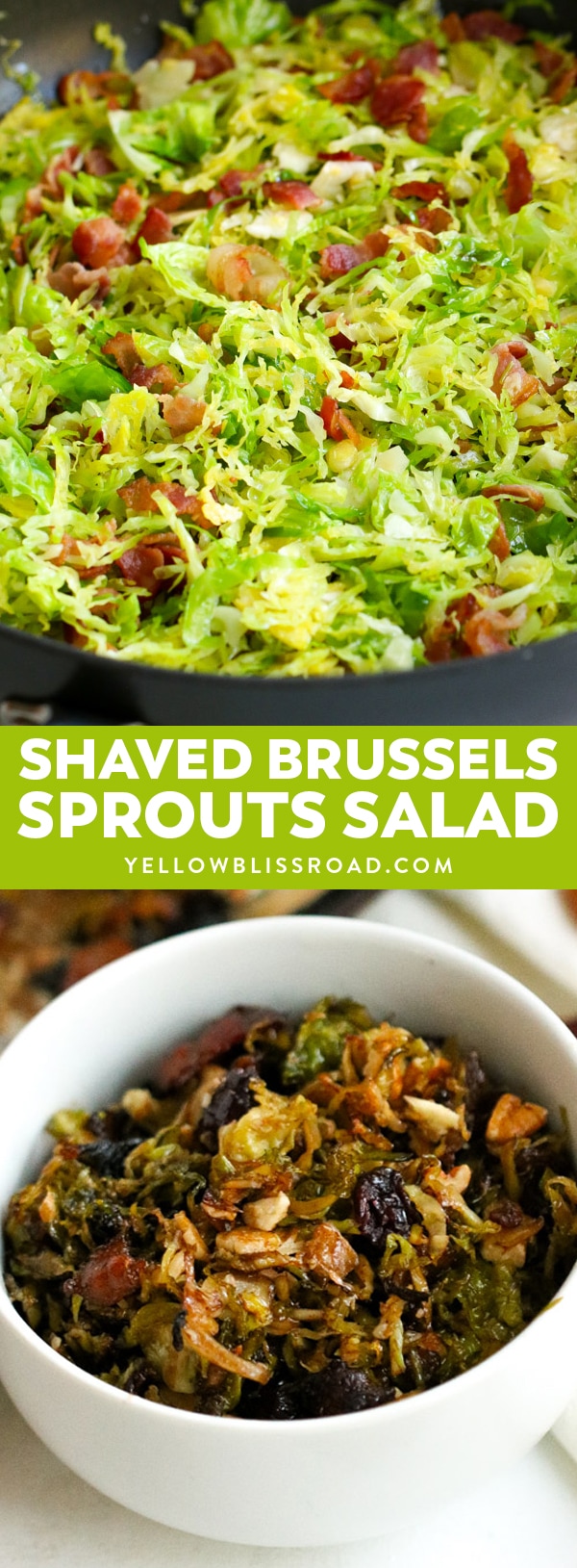 Shaved Brussels Sprouts Salad | Festive Fall Side Dish
