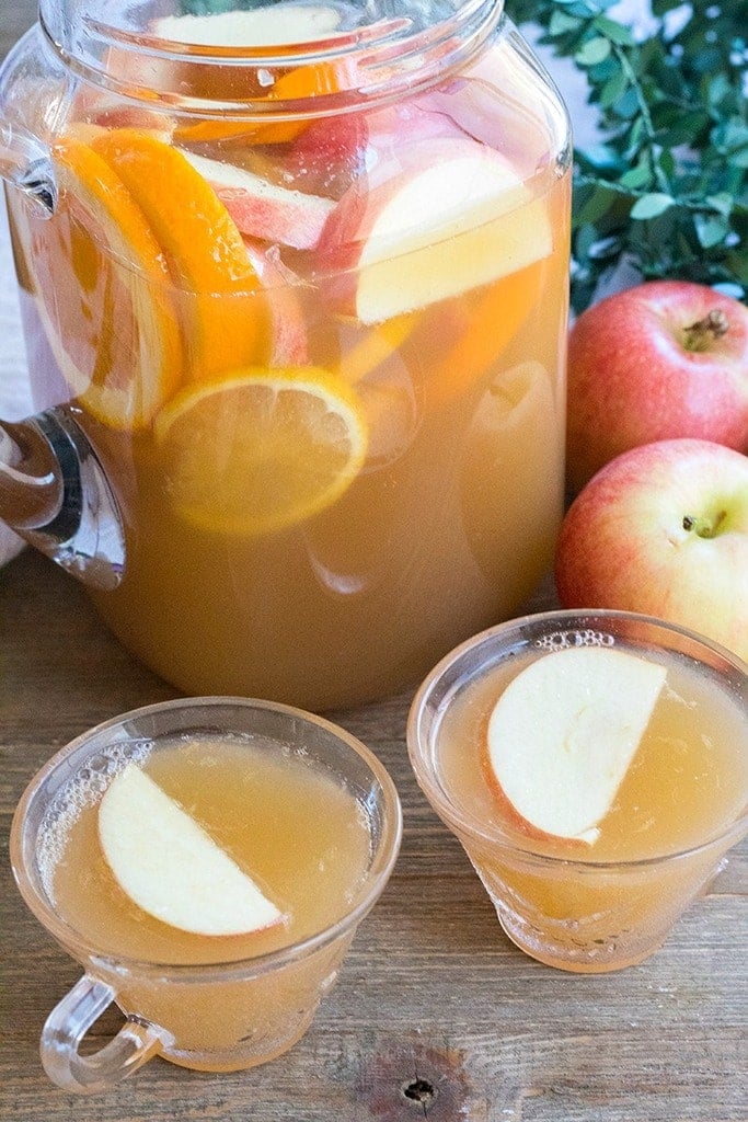 Apple Cider Ginger Punch | YellowBlissRoad.com
