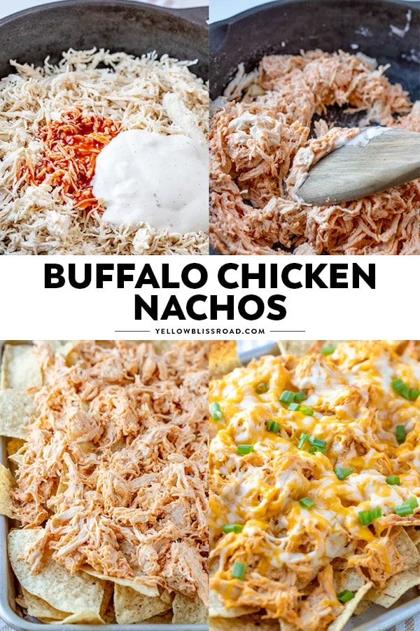 Easy Buffalo Chicken Nachos Recipes Yellowblissroad Com