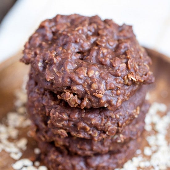 Chocolate No Bake Cookies with Peanut Butter | Easy Dessert Recipe