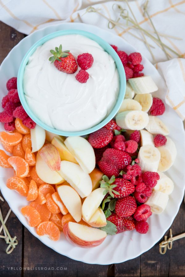 Easy 3 Ingredient Cream Cheese Fruit Dip