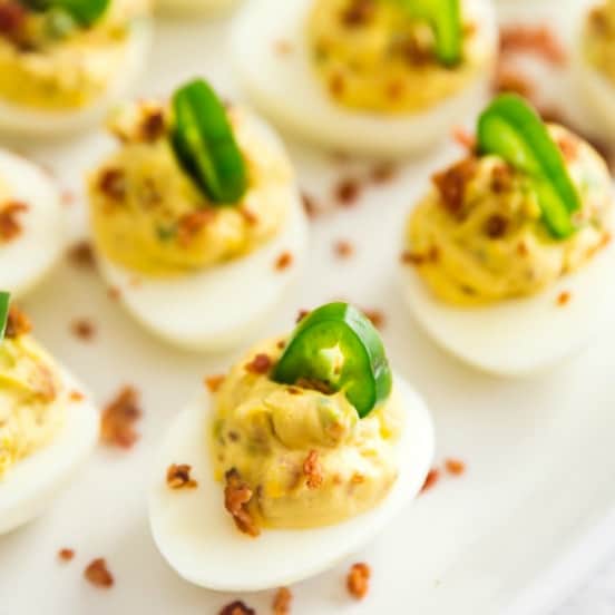 Jalapeno Popper Deviled Eggs Yellow Bliss Road 0989