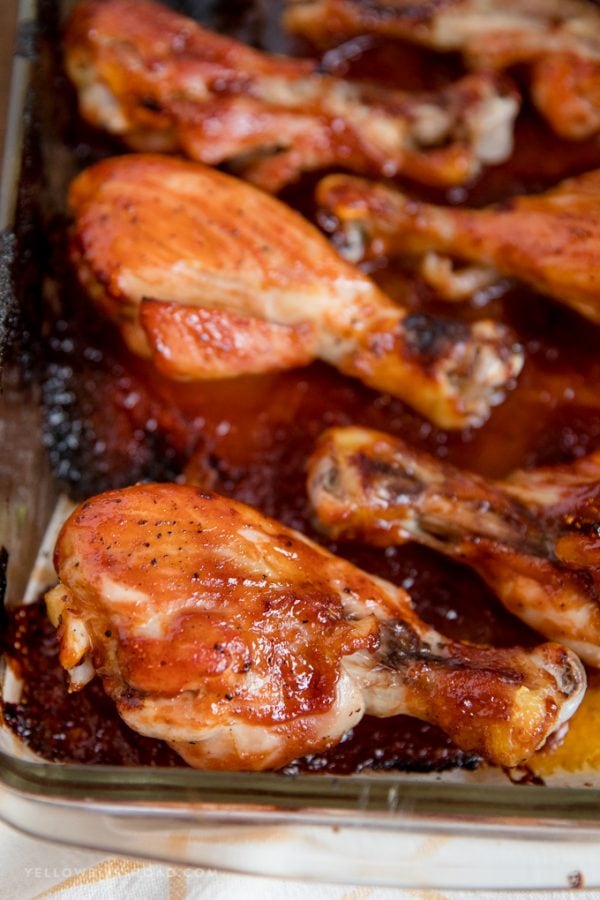 Barbecue Baked Chicken Drumsticks | Yellow Bliss Road