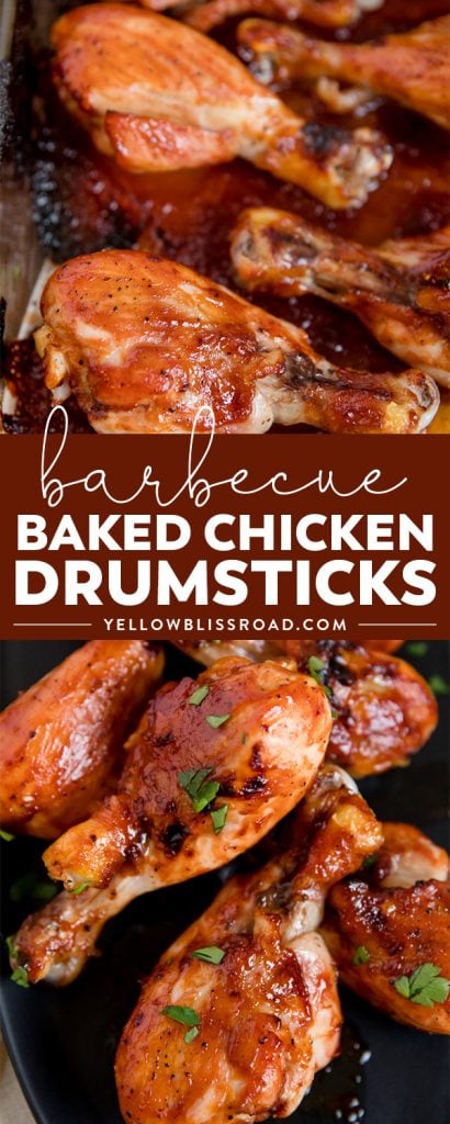 Barbecue Baked Chicken Drumsticks | Yellow Bliss Road