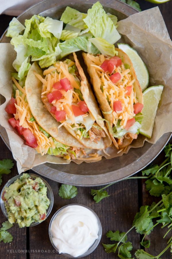 The Best Easy Chicken Tacos | YellowBlissRoad.com