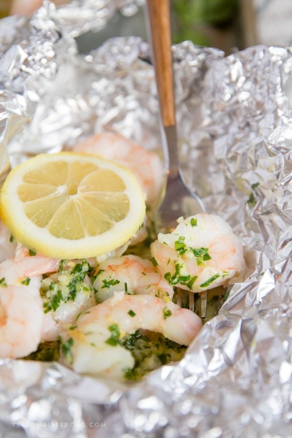 Shrimp Scampi Foil Packets Recipe 615