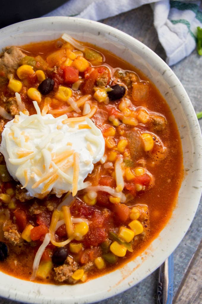 Turkey Taco Soup