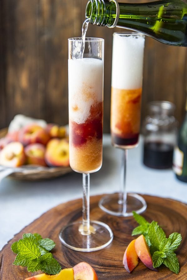 Frozen Peach Bellini Cocktail 8365