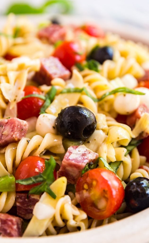 Antipasto Pasta Salad | YellowBlissRoad.com