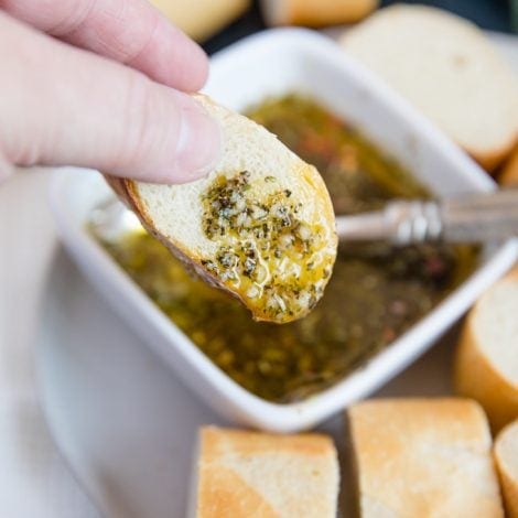 Garlic & Herb Olive Oil Bread Dip | Yellow Bliss Road