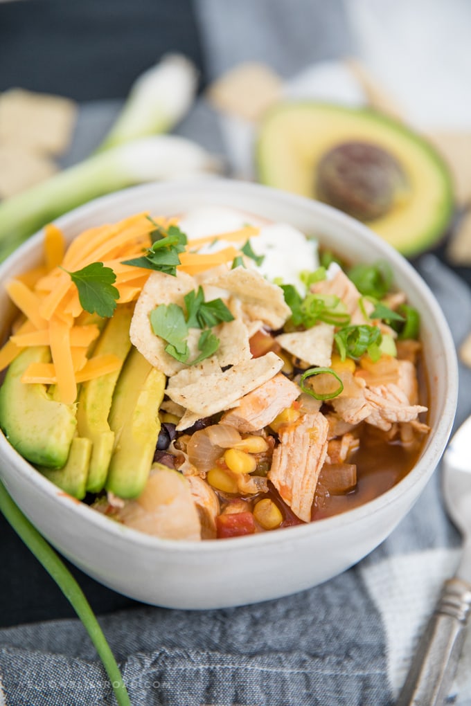Easy Chicken Tortilla Soup in 30 Minutes | Yellow Bliss Road