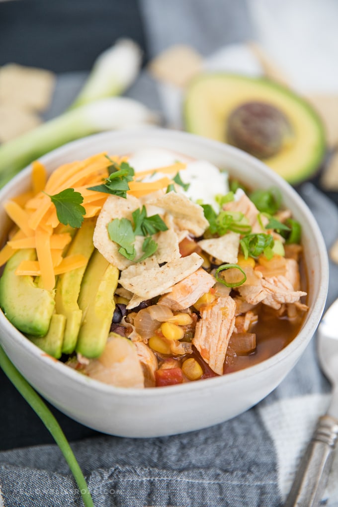 Easy Chicken Tortilla Soup In 30 Minutes Yellow Bliss Road