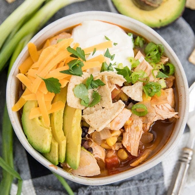 Easy Chicken Tortilla Soup in 30 Minutes | Yellow Bliss Road