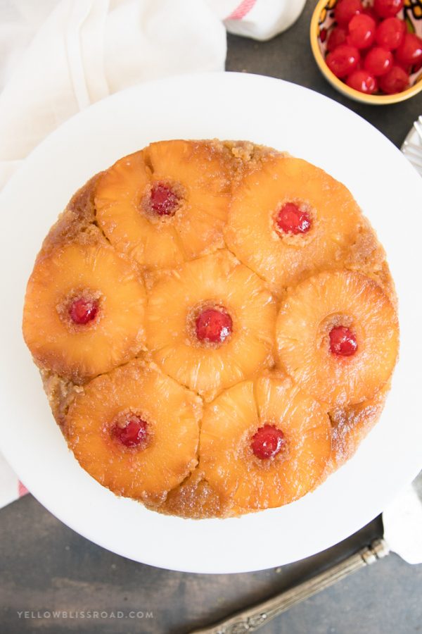 Pineapple Upside Down Cake Recipe | Yellow Bliss Road