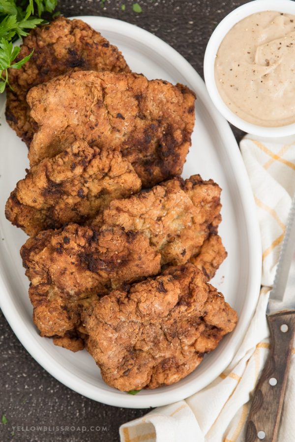 Chicken Fried Steak Recipe with Homemade Gravy | YellowBlissRoad.com