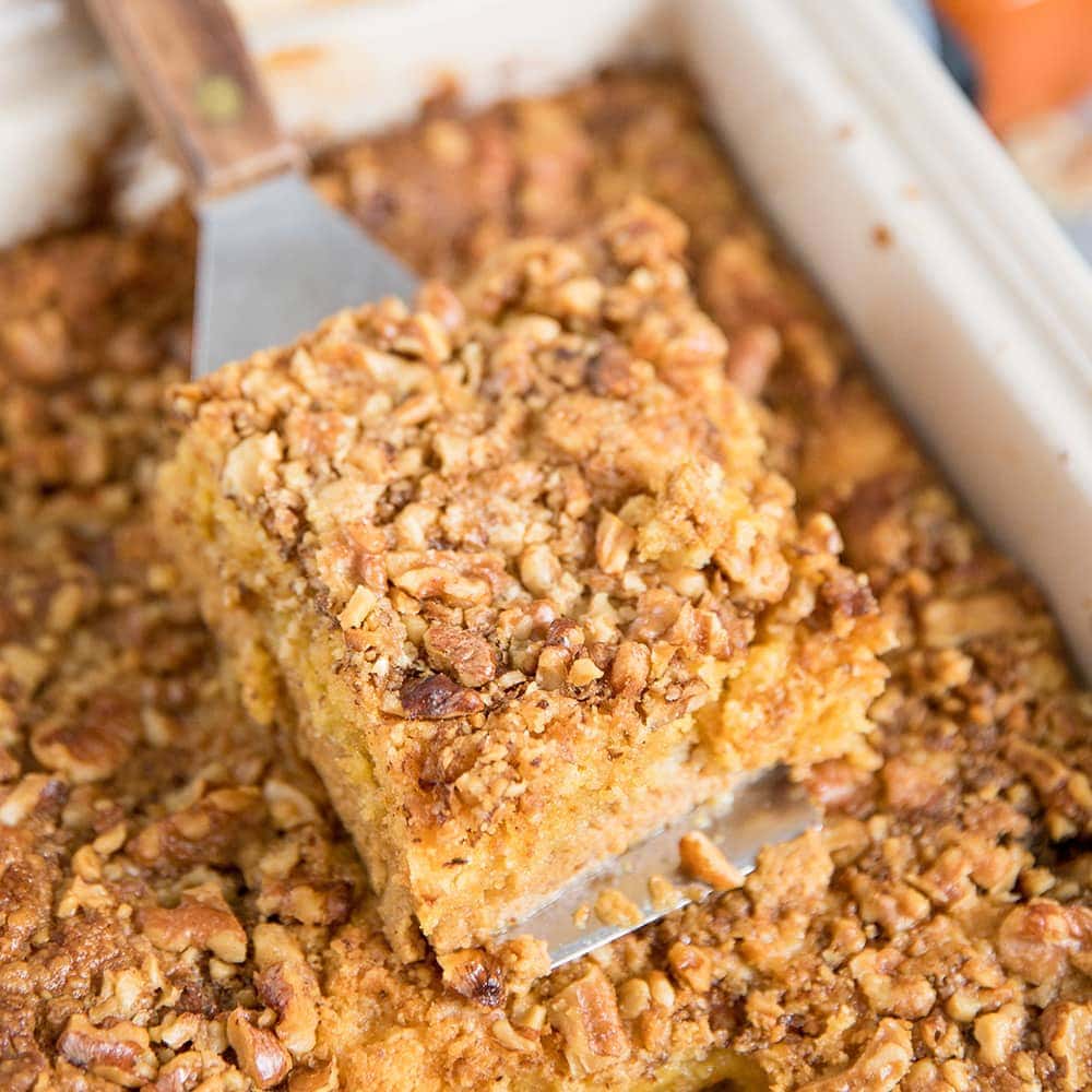 BEST Pumpkin Dump Cake | YellowBlissRoad.com