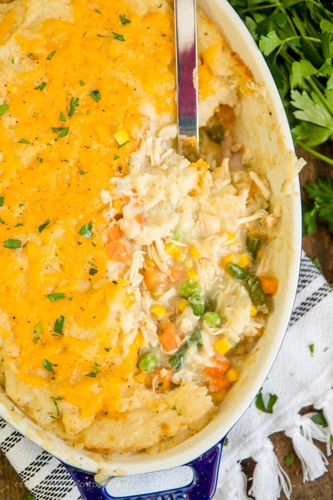 Easy Turkey Shepherd's Pie Recipe | YellowBlissRoad.com