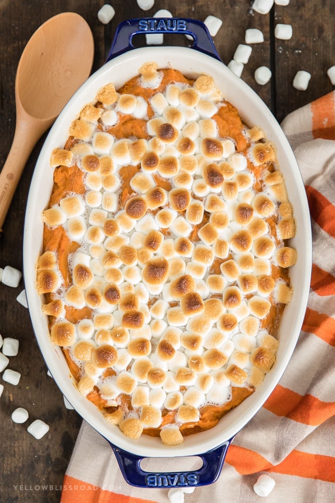 Whipped Candied Yams With Marshmallows - Simple Zetl