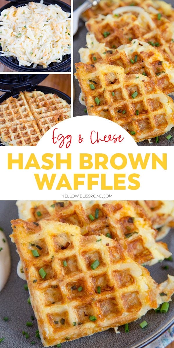 Hash Brown Waffles with Bacon and Cheese - One Hundred Dollars a Month