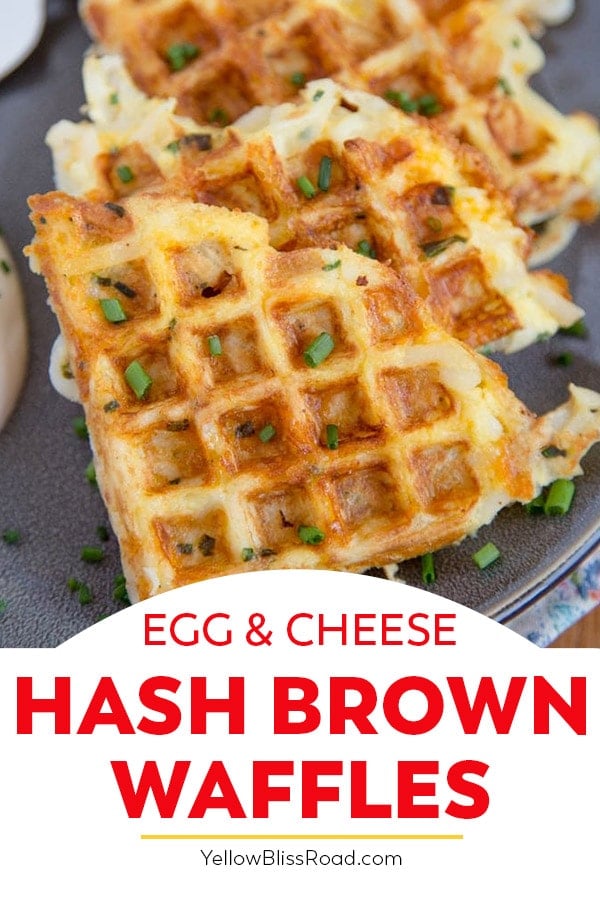 Cheesy Hashbrown Waffles - Jen Around the World