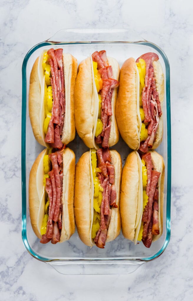 Classic Baked Italian Sub Sandwich | YellowBlissRoad.com
