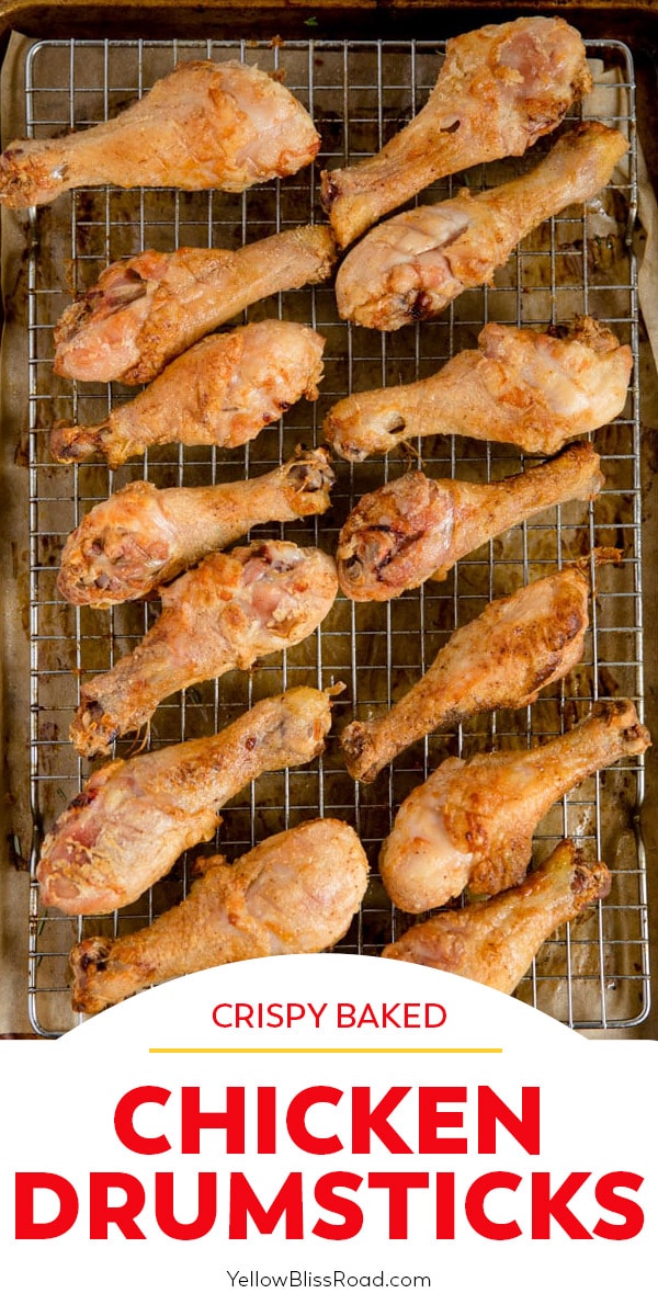 Easy Crispy Oven Baked Chicken Drumsticks | Bake Chicken in the Oven