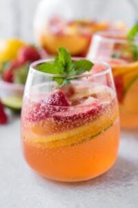 Refreshing White Sangria Recipe YellowBlissRoad Com   White Sangria 3 200x300 