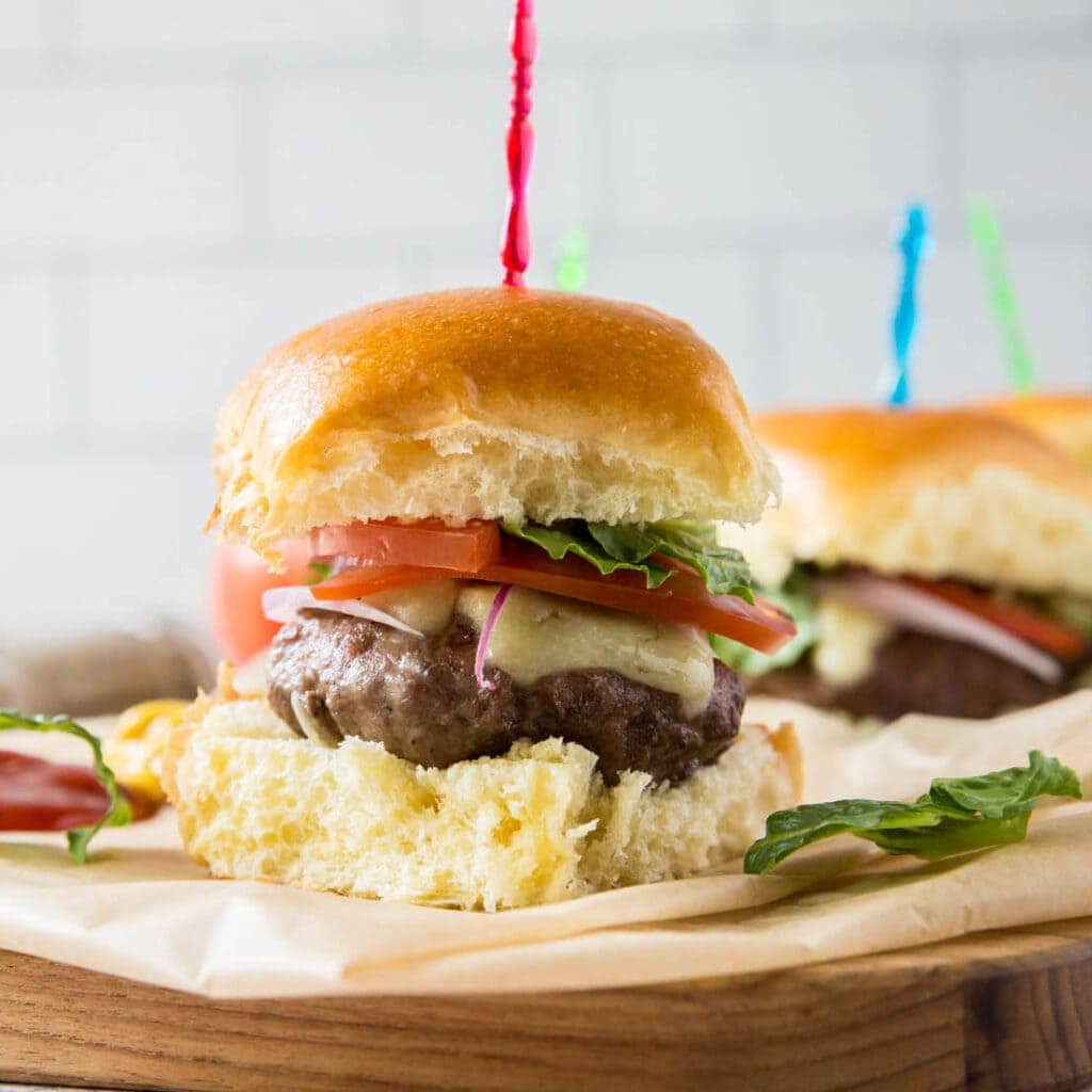 The Best Grilled Hamburger Sliders