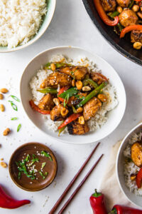 Szechuan Chicken Stir Fry Recipe | YellowBlissRoad.com