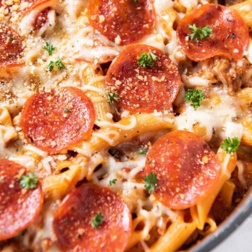 One Pot Pizza Pasta Recipe