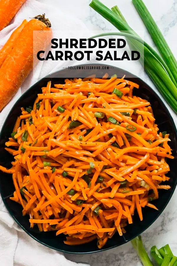 Quick and Easy Carrot Salad Recipe | Yellow Bliss Road