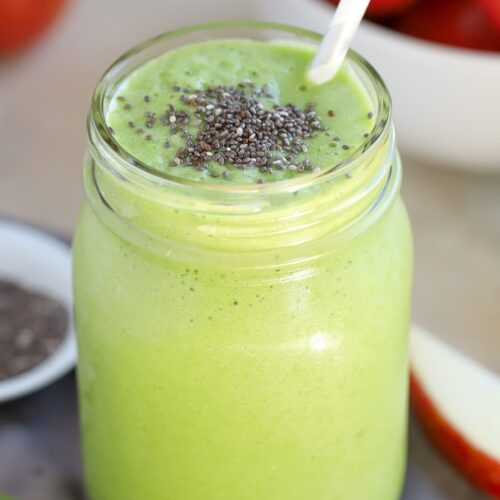 Healthy Green Apple Smoothie 