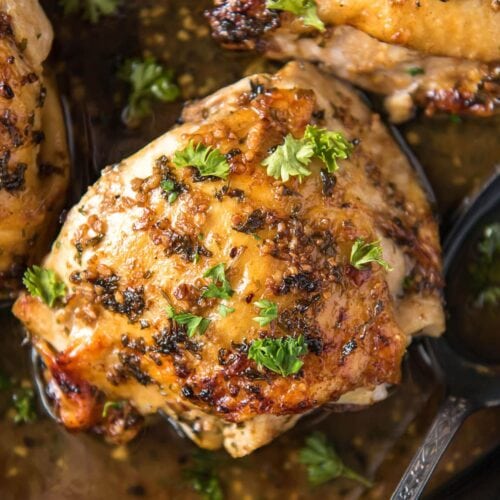 Crispy Broiled Chicken Thighs Yellowblissroad Com