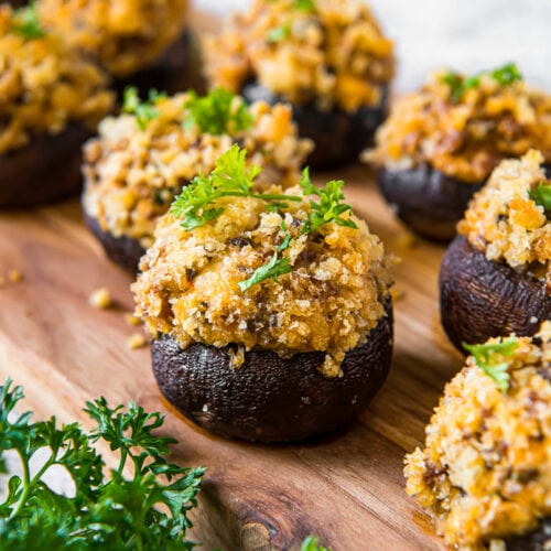 The BEST Stuffed Mushrooms | YellowBlissRoad.com