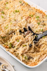 Classic Creamy Turkey Tetrazzini Casserole YellowBlissRoad Com   Turkey Tetrezzini 5 200x300 