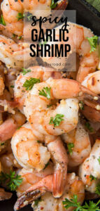 Spicy Garlic Shrimp Recipe | YellowBlissRoad.com